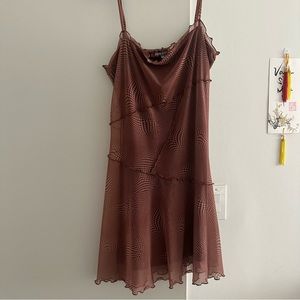 Urban outfitters orange rust mini dress